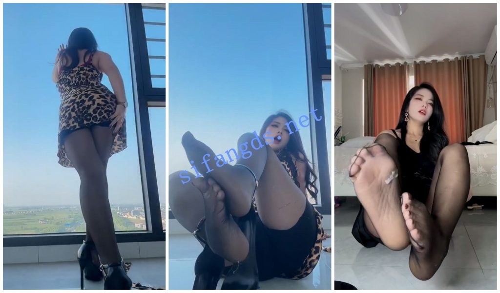 【快手福利】丝袜高跟御姐【滴滴阿姨】黑丝丝足高跟诱惑【7V】【305M】