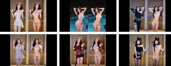 超真实！！某音网红乔乔不熬夜6部AI去衣裸舞反差视频合集【6V】【50.6M】